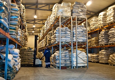 Raw materials warehouses
